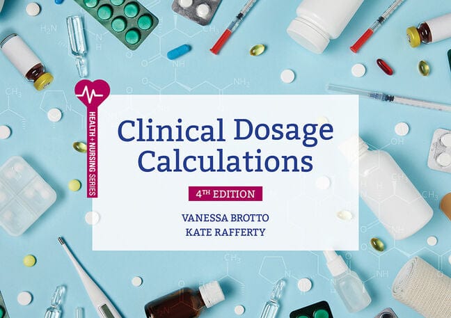 Paramedic Shop Cengage Learning Textbooks Clinical Dosage Calculations - 4th Edition