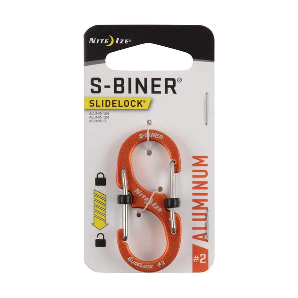 Nite Ize Carabiner Slidelock Aluminum Orange #4